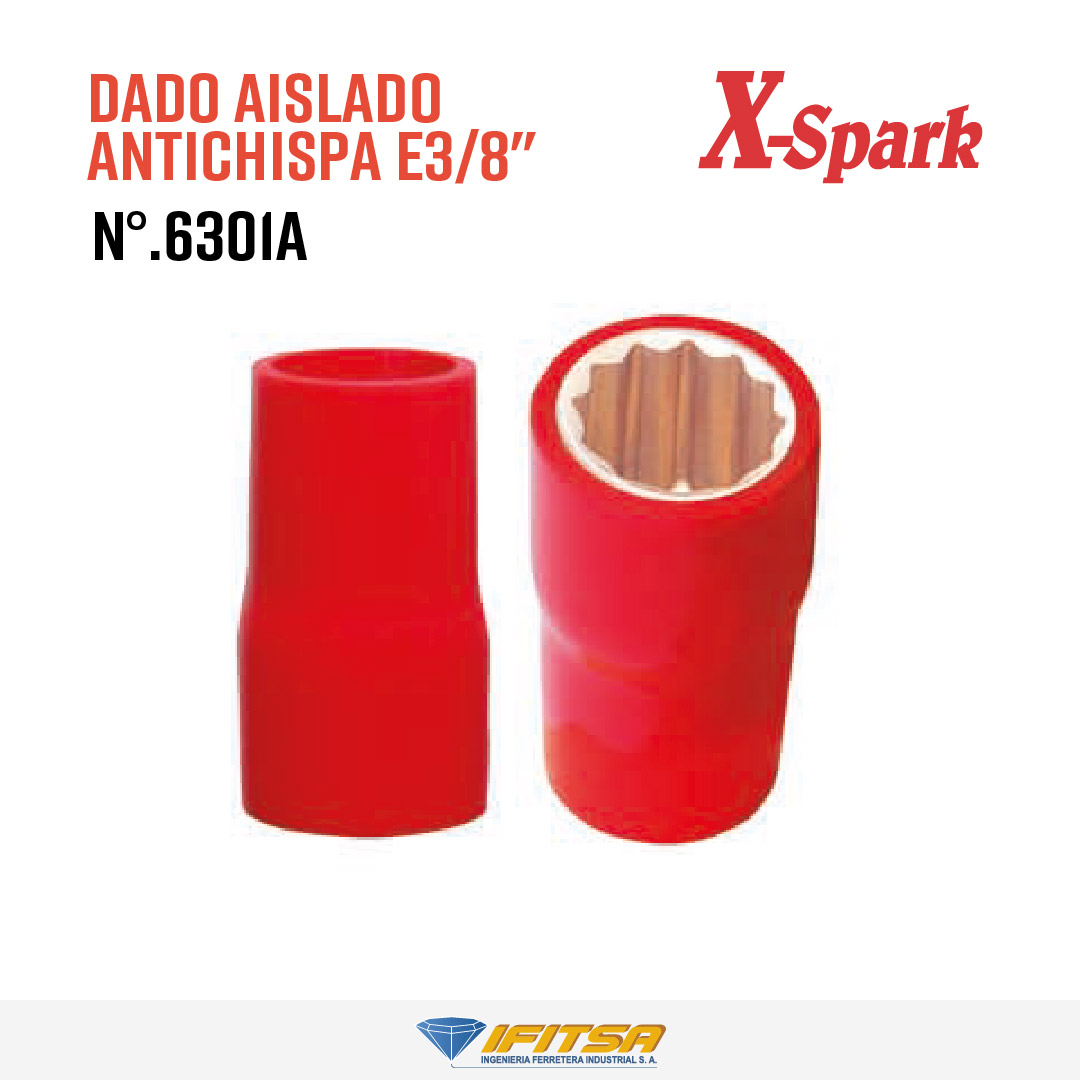 DADO AISLADO ANTICHISPA E3/8" 6301A X-SPARK 01