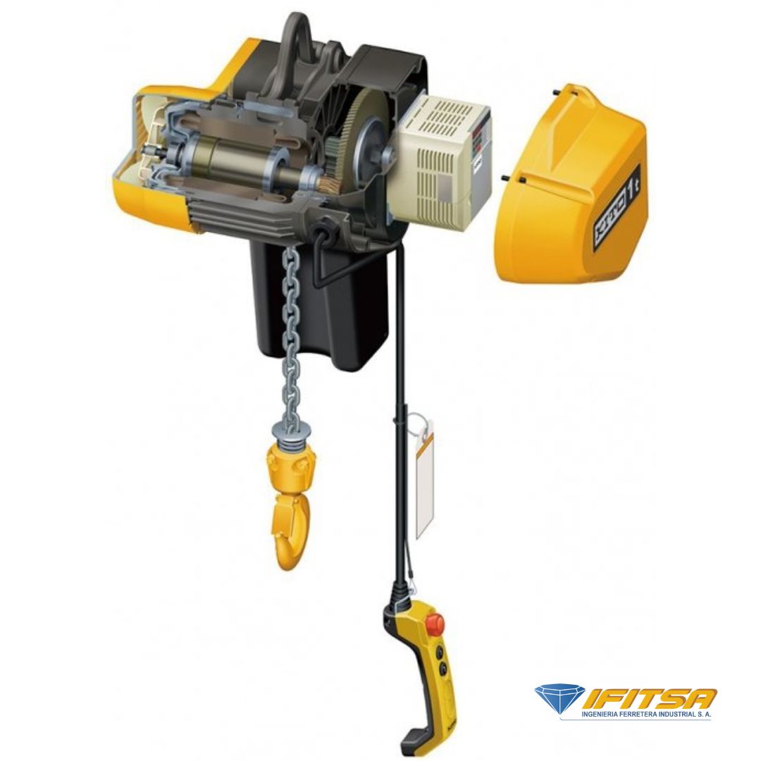 TECLES/POLIPASTOS EL&Eacute;CTRICOS DE CADENA DOBLE VELOCIDAD(CONTROL VFD) SERIE EQ  KITO 05