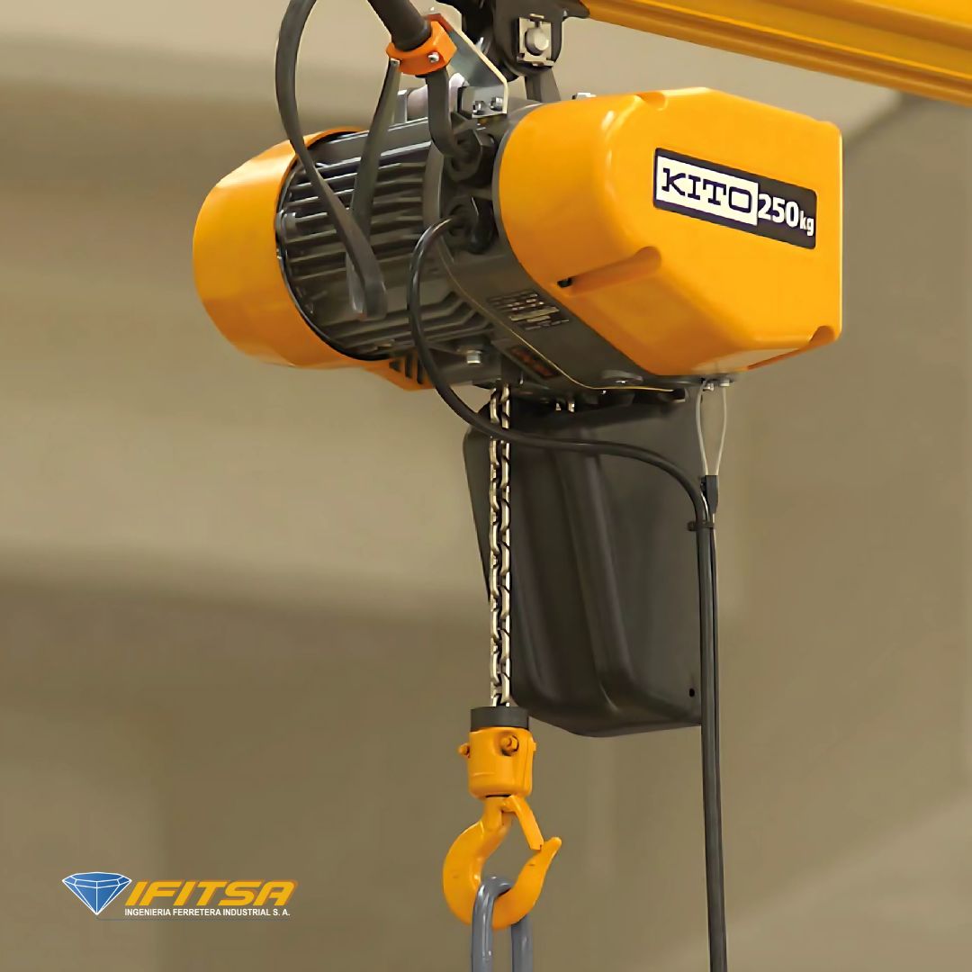 TECLES/POLIPASTOS EL&Eacute;CTRICOS DE CADENA DOBLE VELOCIDAD(CONTROL VFD) SERIE EQ  KITO 07