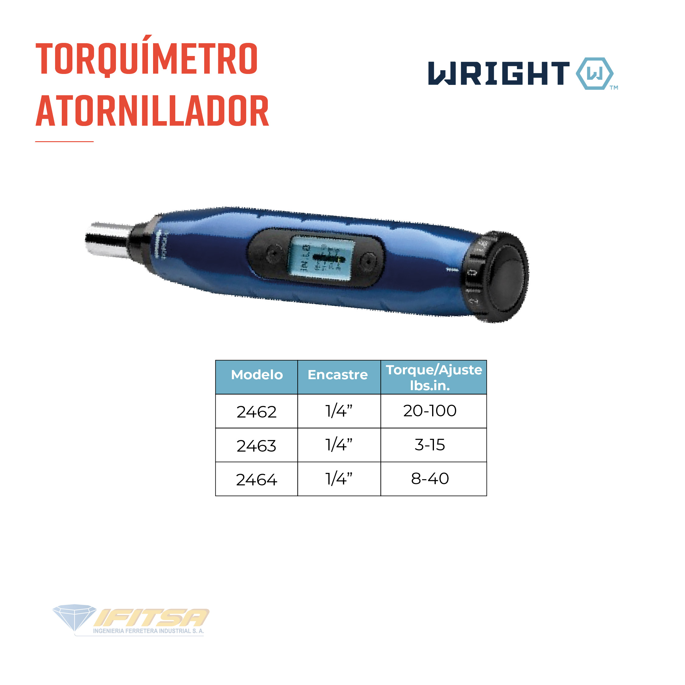 TORQUIMETRO ATORNILLADOR 2464 02