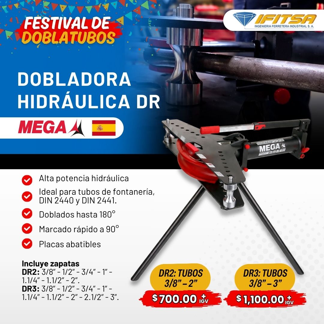 PROMOCI&Oacute;N DOBLADORA HIDR&Aacute;ULICA DR2 / DR3 MEGA 01