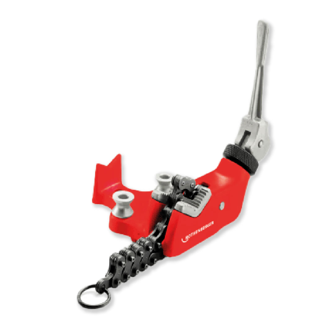 MORDAZA DE CADENA 1/8"-2.1/2"  C/TORNILLO SUPERIOR C/APOYO EN V - 404020000 / 404020000R SUPER EGO/ ROTHENBERGER 02