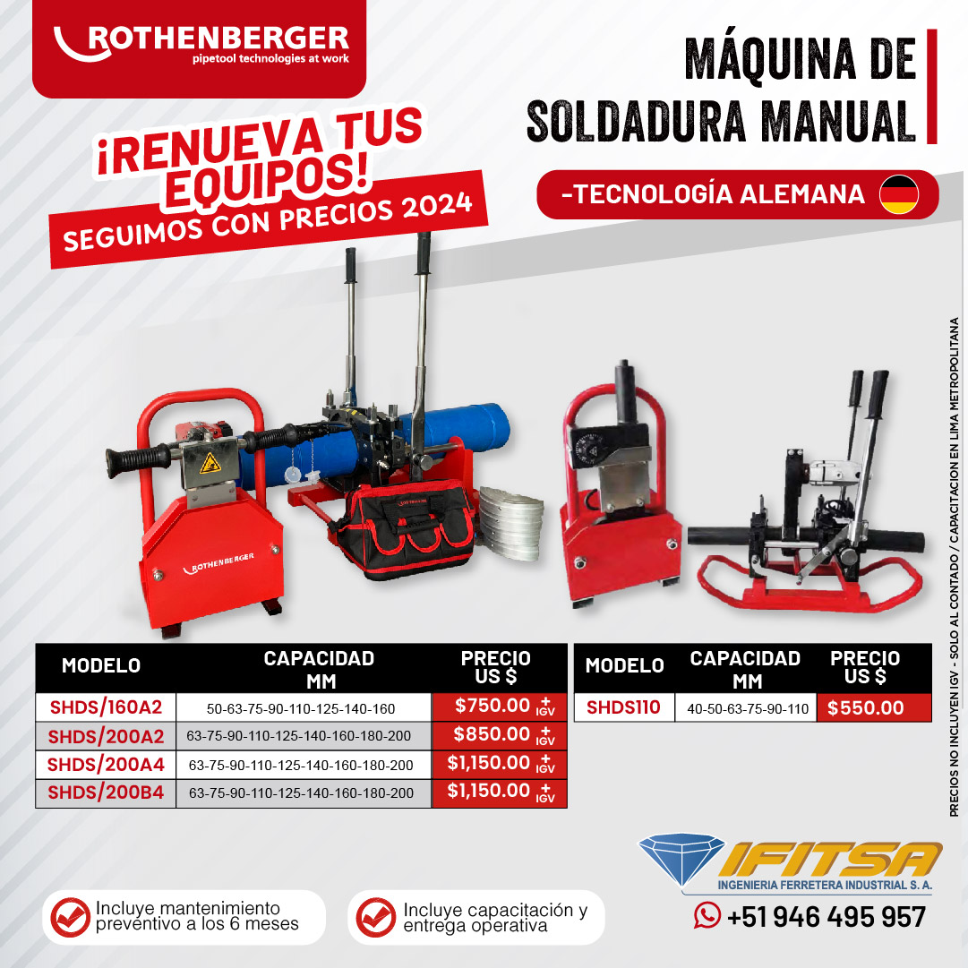 PROMOCI&Oacute;N M&Aacute;QUINAS DE SOLDADURA MANUAL - SEGUIMOS CON PRECIOS 2024 01